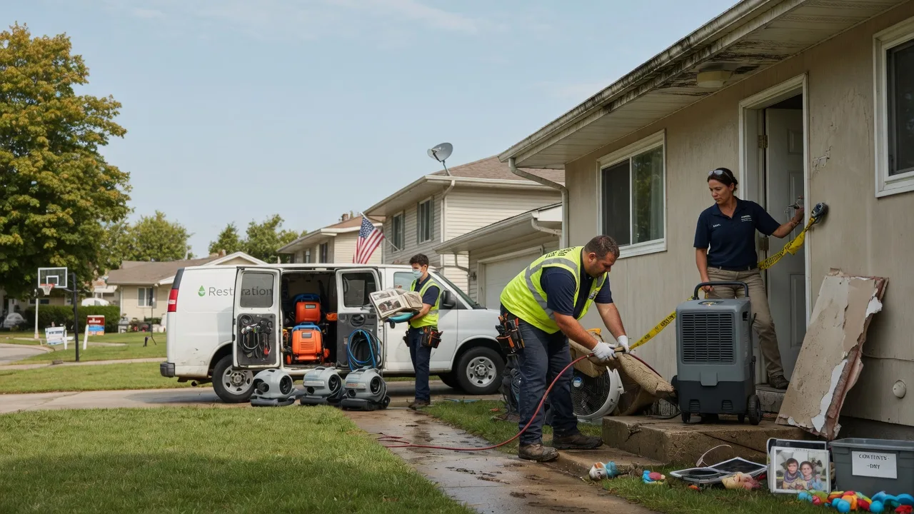 Water Damage Restoration in Aledo, IL near me